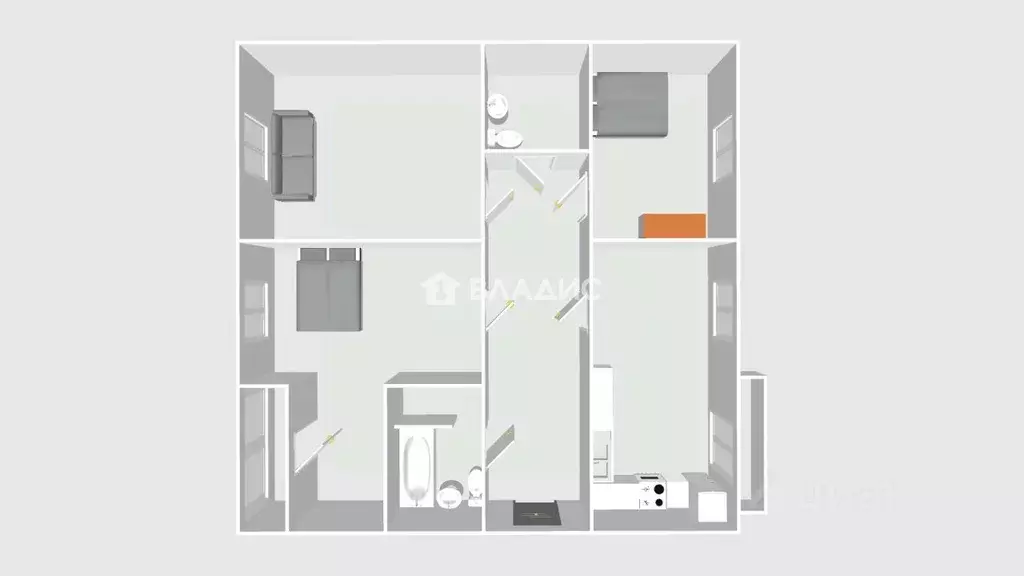 3-к кв. Санкт-Петербург просп. Тореза, 36К2 (102.5 м) - Фото 2