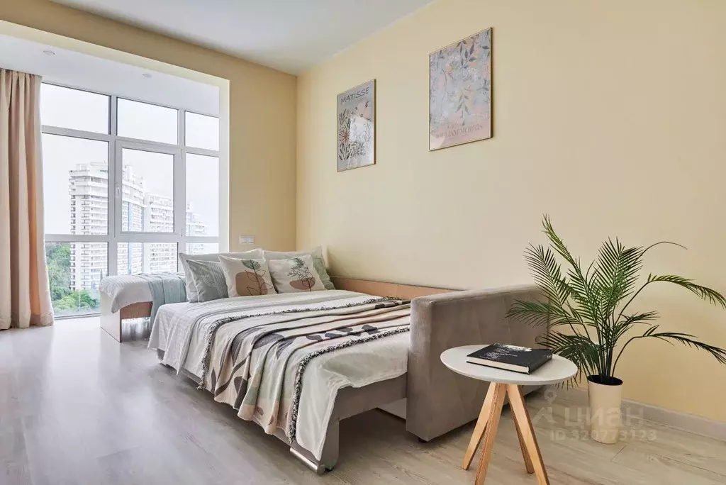 Студия Краснодарский край, Сочи Бытха мкр, ул. Бытха, 41 (34.0 м) - Фото 1