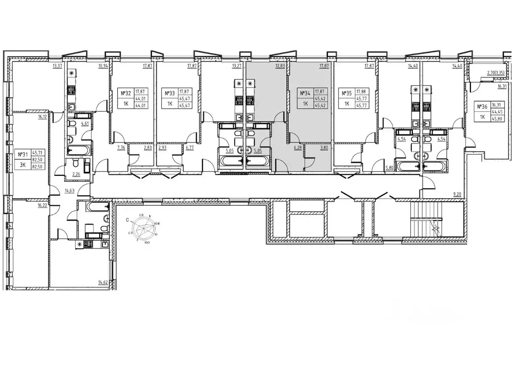 Свободной планировки кв. Московская область, Дубна ул. Понтекорво ... - Фото 1