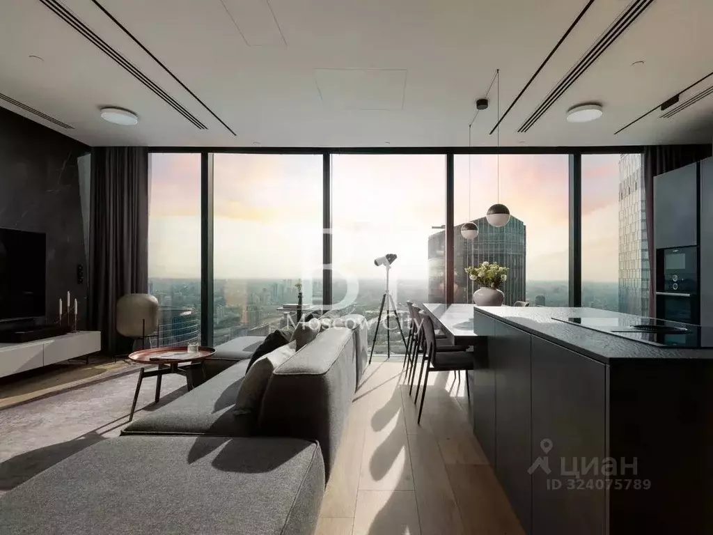 3-к кв. Москва наб. Пресненская, 12 (102.0 м) - Фото 1