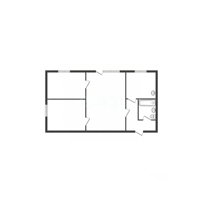 2-к кв. Смоленская область, Ярцево ул. Максима Горького, 26 (41.5 м) - Фото 1