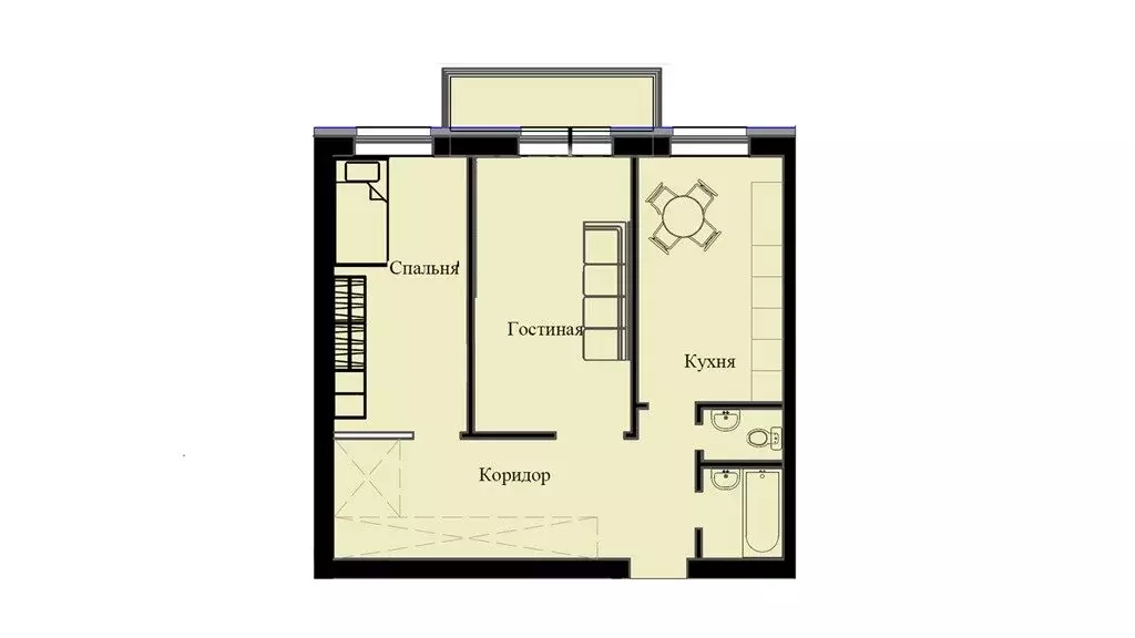 2-комнатная квартира: Красноярск, улица Маерчака, 33 (64 м) - Фото 1