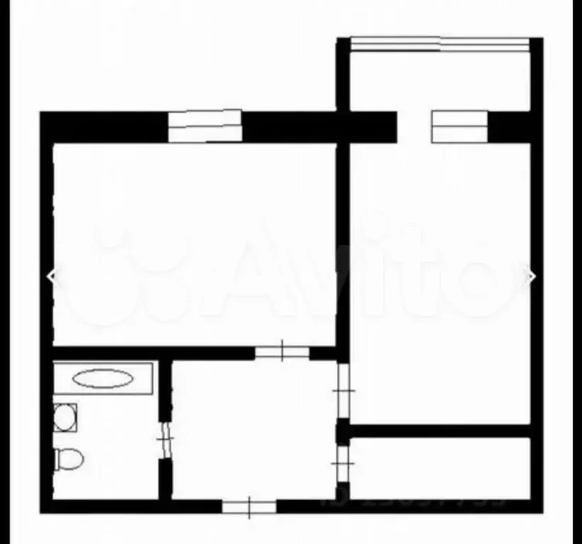 1-к. квартира, 30 м, 4/9 эт. - Фото 0