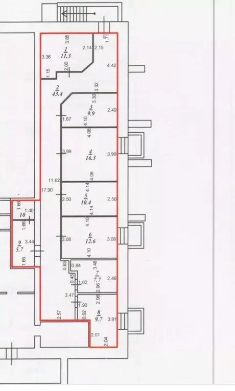 Офис в Коми, Сыктывкар ул. Катаева, 2/1 (129 м) - Фото 1