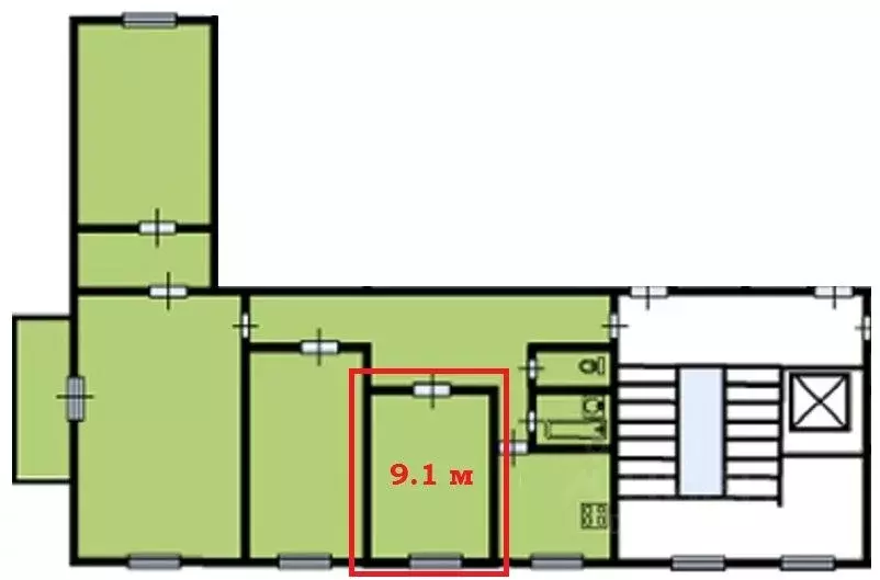 Комната Санкт-Петербург просп. Ударников, 24 (9.1 м) - Фото 2