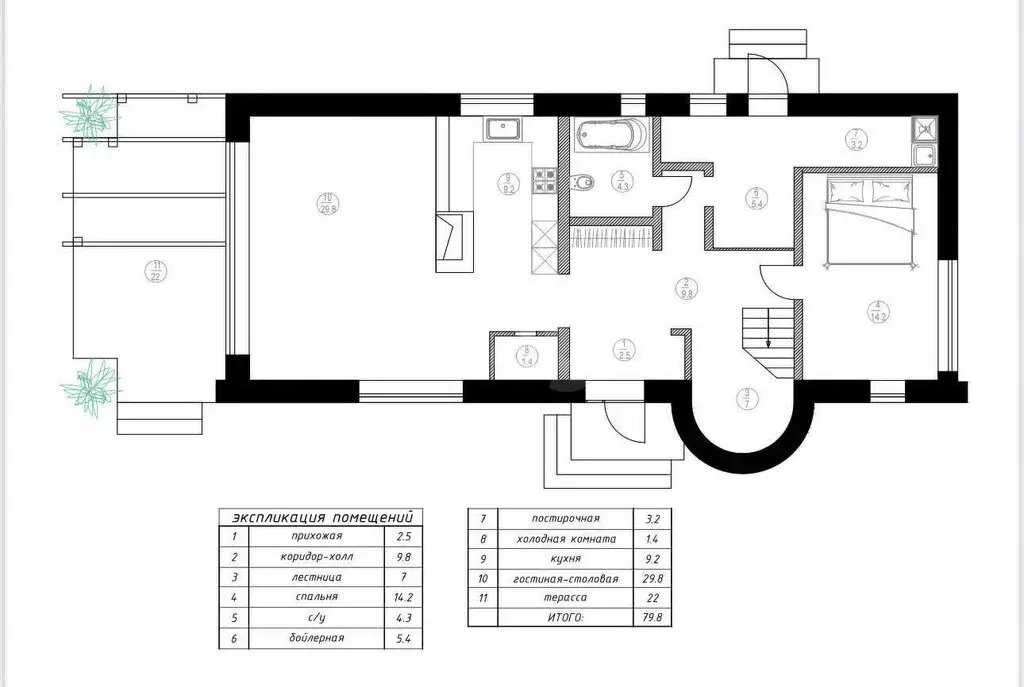 Дом в посёлок Образцово, Подгорная улица (160 м) - Фото 2