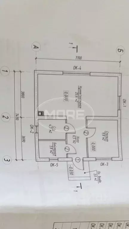 Дом в Калининградская область, Гурьевский муниципальный округ, пос. ... - Фото 2