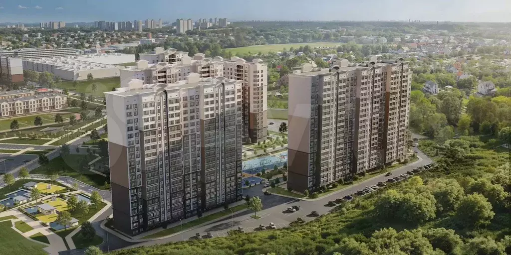 2-к. квартира, 61,1 м, 13/19 эт. - Фото 1