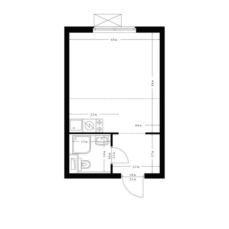 Продаётся квартира-студия, 23.5 м - Фото 0