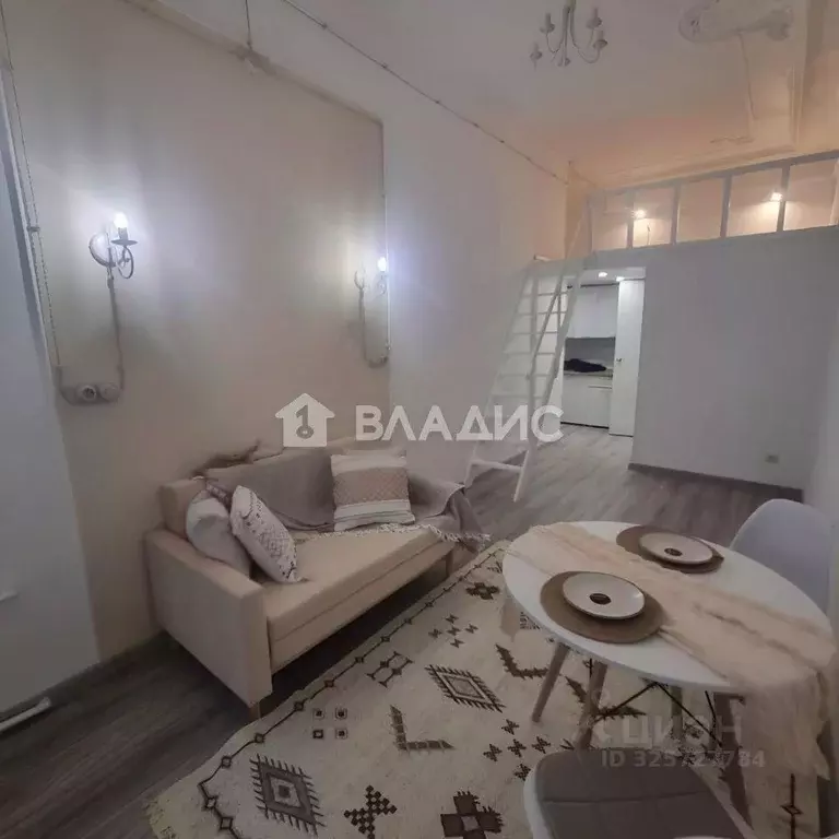 Студия Санкт-Петербург ул. Чапаева, 2Б (30.0 м) - Фото 1