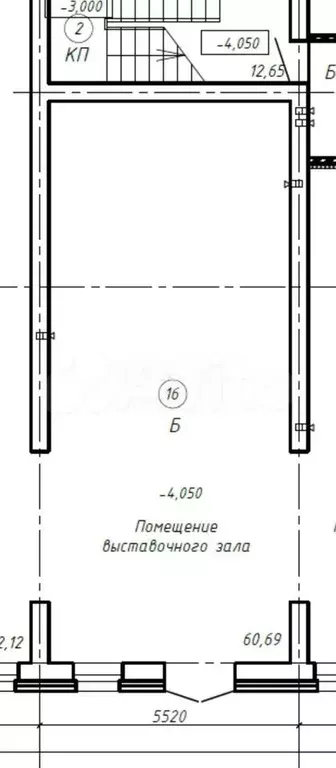 Помещение 60 м2 - Фото 1