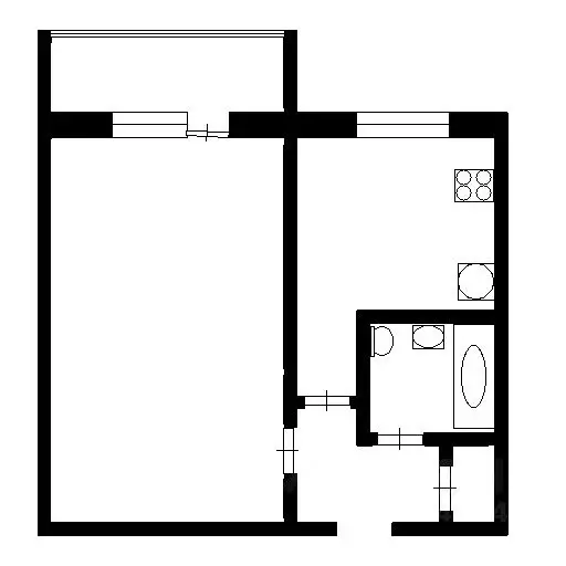 1-к кв. Волгоградская область, Волгоград Краснополянская ул., 50 (30.0 ... - Фото 2