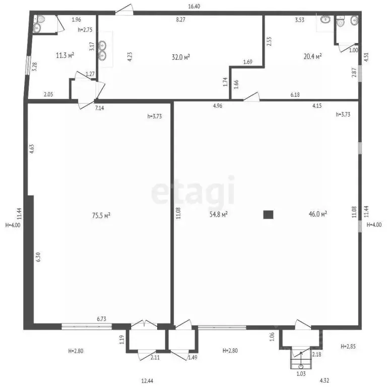 Торговая площадь в Ямало-Ненецкий АО, Надымский район, Пангоды пгт ул. ... - Фото 2