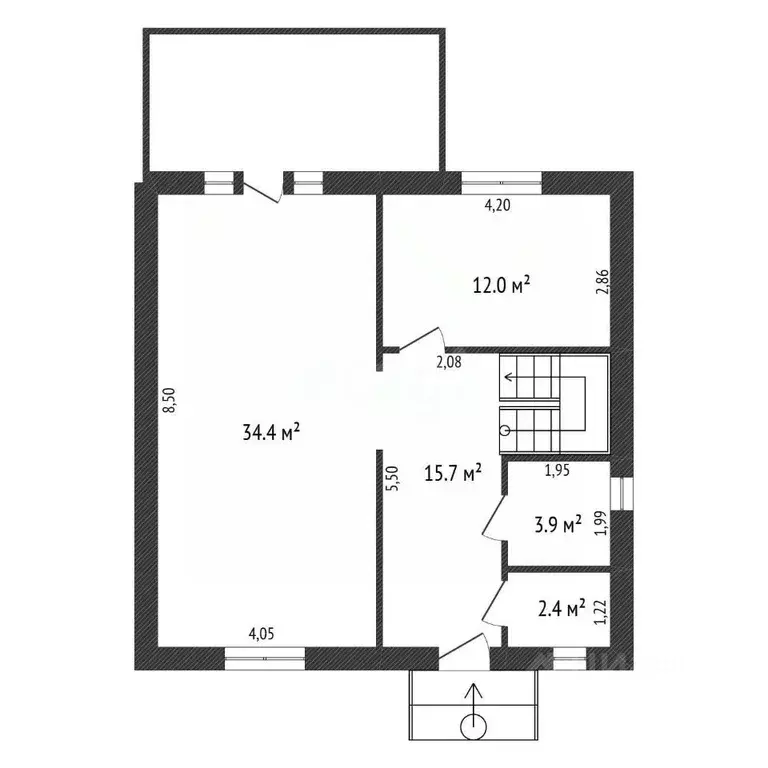 Дом в Калужская область, Боровский муниципальный округ, д. Вашутино ... - Фото 2