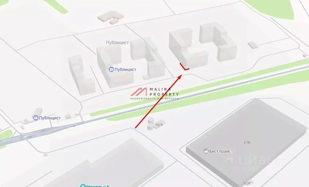 Торговая площадь в Московская область, Пушкино Публицист жилой ... - Фото 2