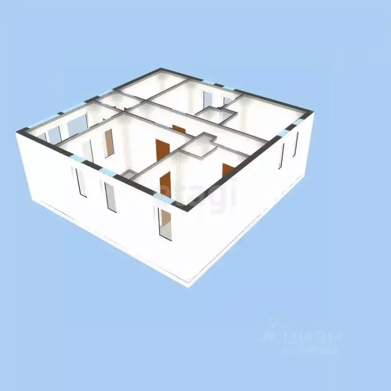 Дом в Белгородская область, Волоконовский район, Погромское с/пос, с. ... - Фото 2