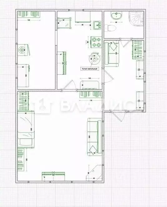 Дом в Калужская область, Калуга ул. Киевка, 28 (59 м) - Фото 2