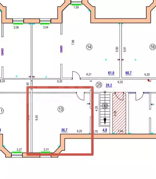 Продам помещение свободного назначения, 36.8 м - Фото 0