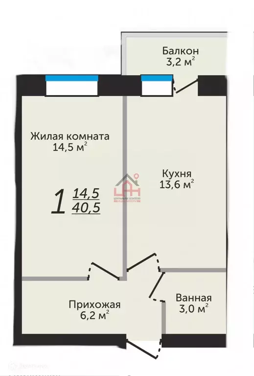 Продаётся 1-к квартира, 40.5 м - Фото 1