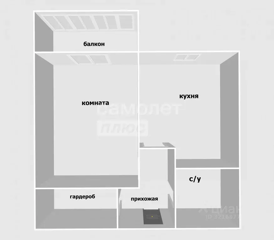 1-к кв. Приморский край, Надеждинский район, пос. Зима Южная ул. ... - Фото 2