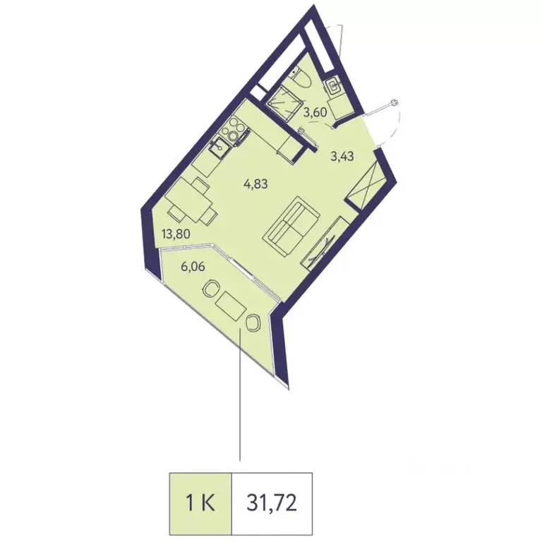 Студия Крым, Ялта муниципальный округ, Виноградное пгт Новая Ливадия ... - Фото 0