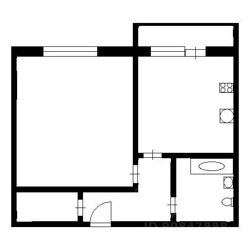 1-к кв. Воронежская область, Воронеж ул. Артамонова, 34/3 (32.3 м) - Фото 1