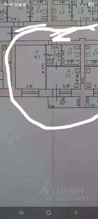 1-к кв. Татарстан, Казань Окольная ул., 1 (30.0 м) - Фото 1