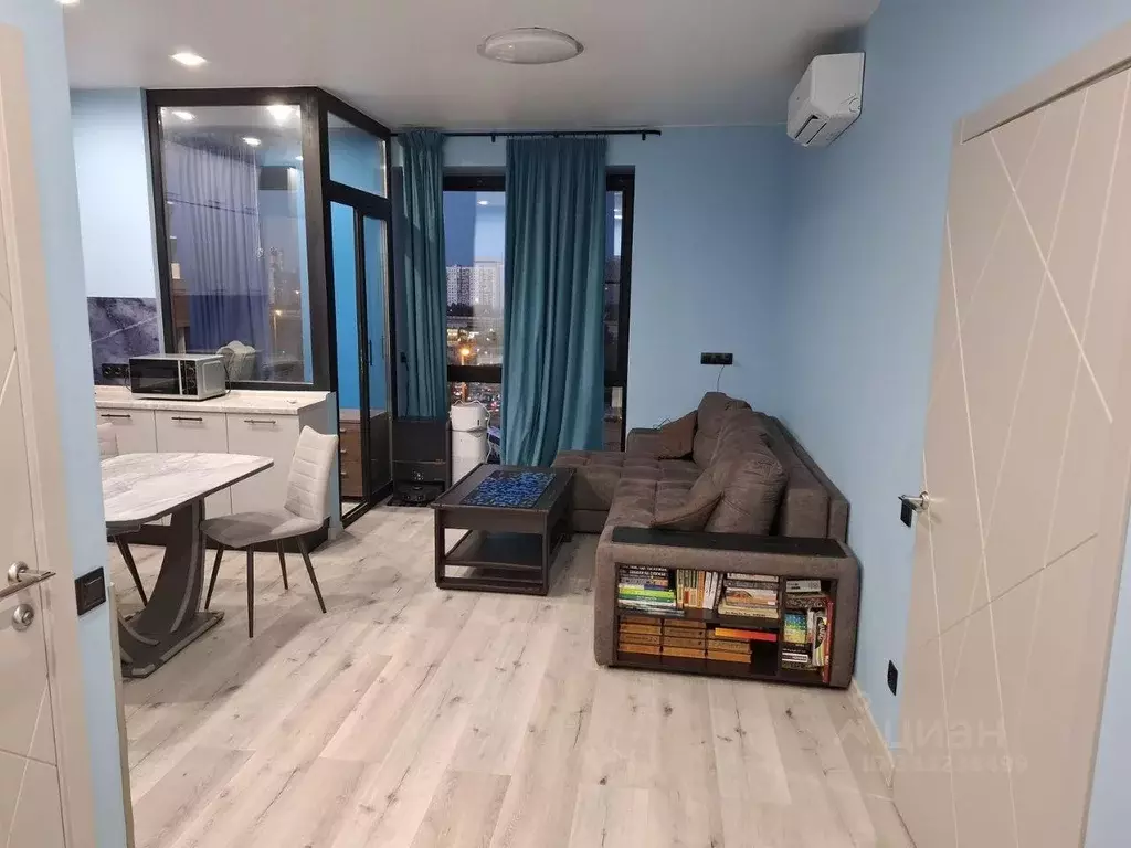 Квартира, 1 комната, 51.6 м - Фото 1