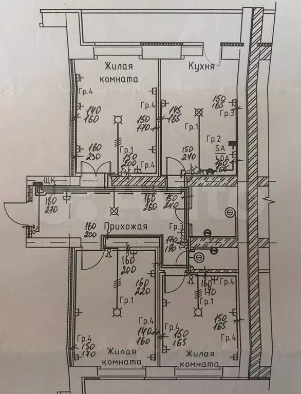 3-к. квартира, 88,8 м, 8/9 эт. - Фото 0