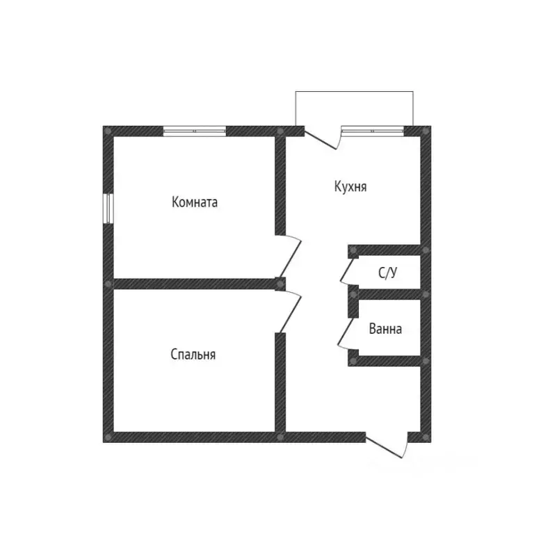 2-к кв. Воронежская область, Воронеж ул. Моисеева, 11А (75.0 м) - Фото 1