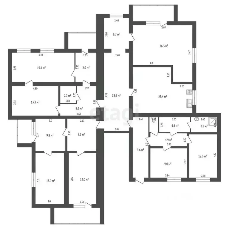 Свободной планировки кв. Крым, Щелкино Ленинский район, 2-й мкр, 60/2Б ... - Фото 2