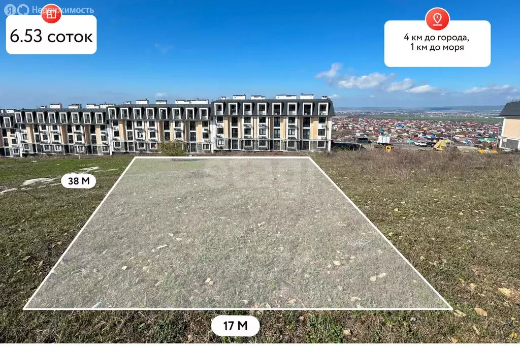 Участок в село Супсех, улица Вячеслава Карпова (6.53 м) - Фото 1