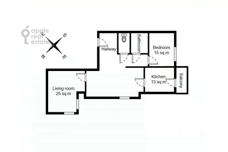 2-к кв. Москва 3-я Тверская-Ямская ул., 52 (77.0 м) - Фото 1