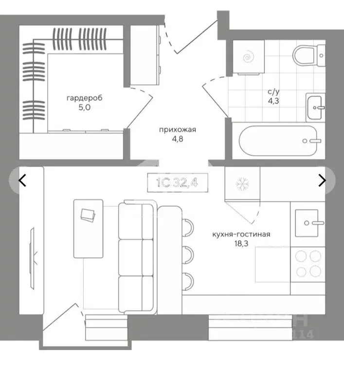 Студия Новосибирская область, Новосибирский район, Станционный ... - Фото 2