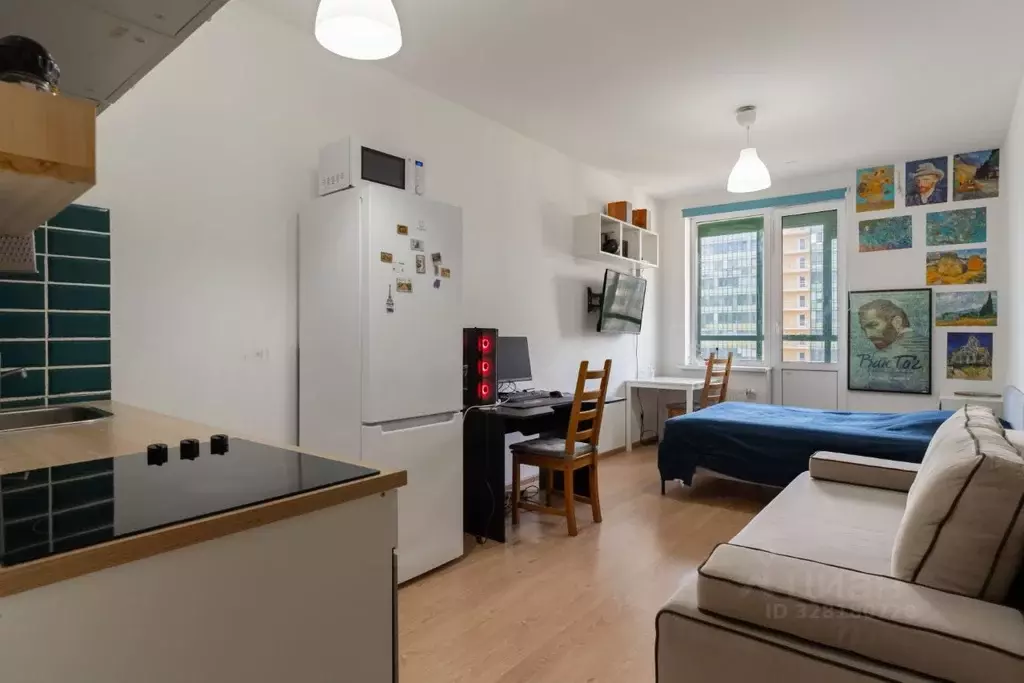 Студия Ленинградская область, Мурино Всеволожский район, бул. ... - Фото 2