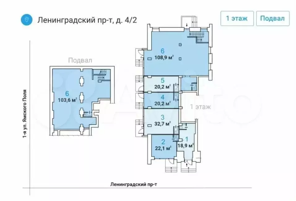 Аренда ПСН, 32.7 м2 - Фото 0