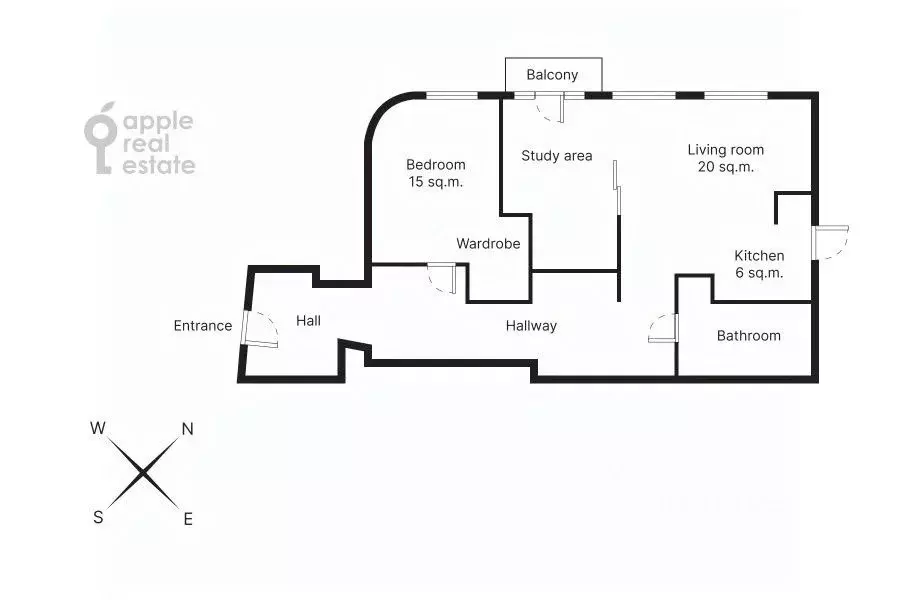 2-к кв. Москва Никитский бул., 12 (66.0 м) - Фото 1