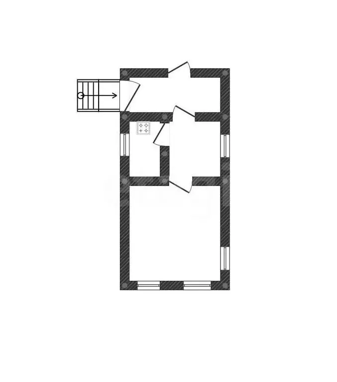 Дом в посёлок городского типа Спирово, улица Пушкина (64 м) - Фото 1