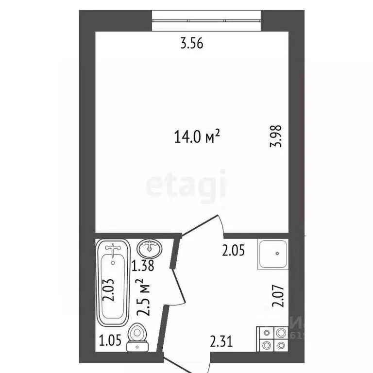 Комната Саха (Якутия), Якутск Птицефабрика мкр, 12 (20.9 м) - Фото 1