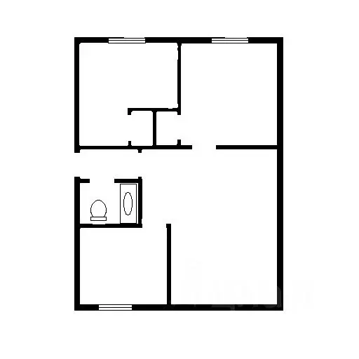 3-к кв. Санкт-Петербург ул. Бурцева, 17 (41.5 м) - Фото 1