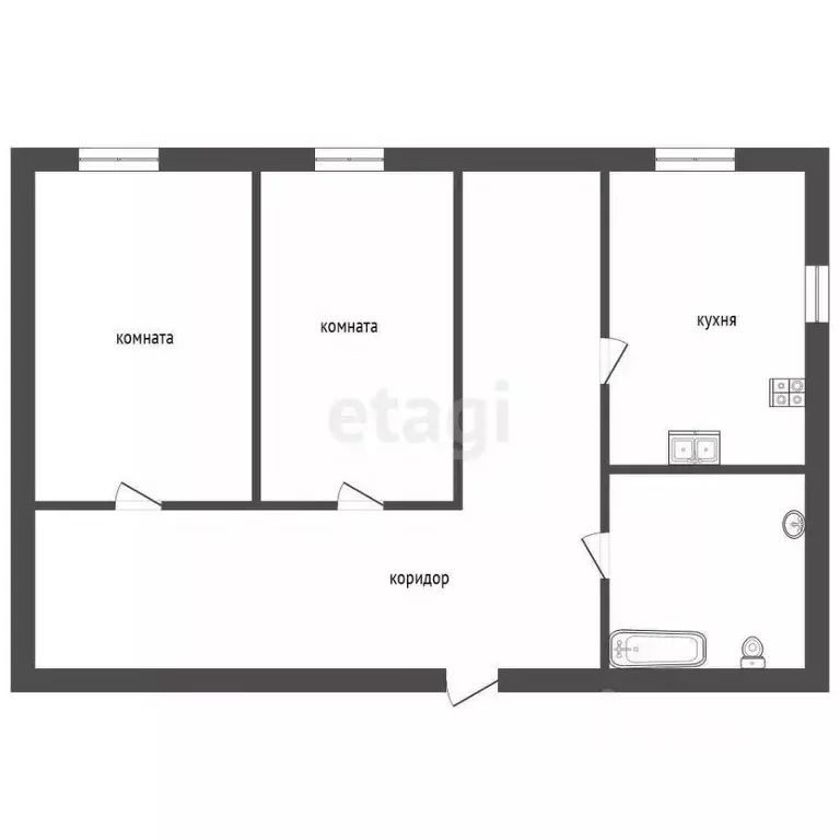 Дом в Севастополь ул. Грушевая, 9 (54 м) - Фото 2