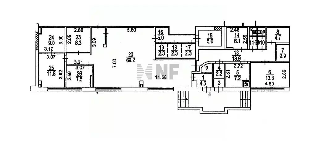 Торговая площадь в Москва ул. Менжинского, 38к2с2 (185 м) - Фото 1