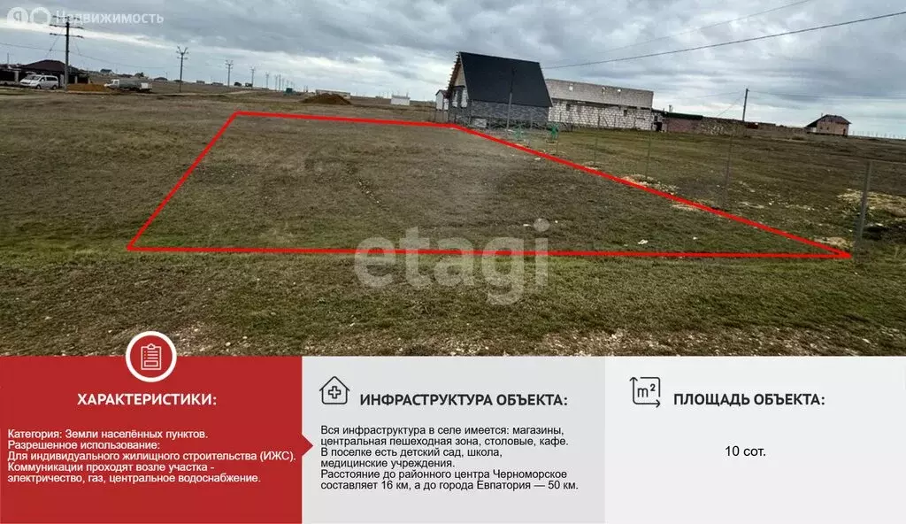 Участок в Межводное, Первомайская улица (10 м) - Фото 2