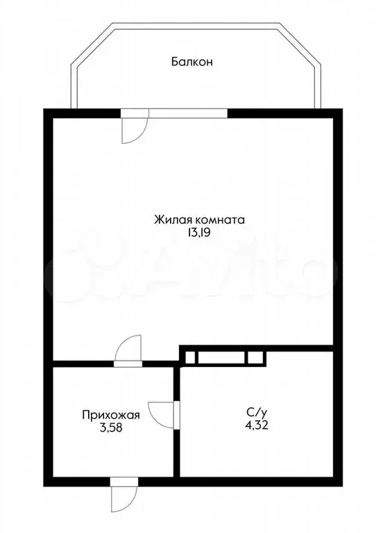 Квартира-студия, 22 м, 11/19 эт. - Фото 0