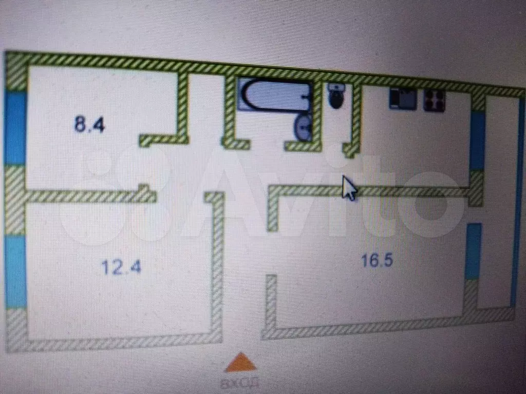 3-к. квартира, 60 м, 3/5 эт. - Фото 0