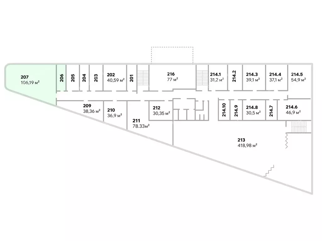 Офис (125.39 м) - Фото 1