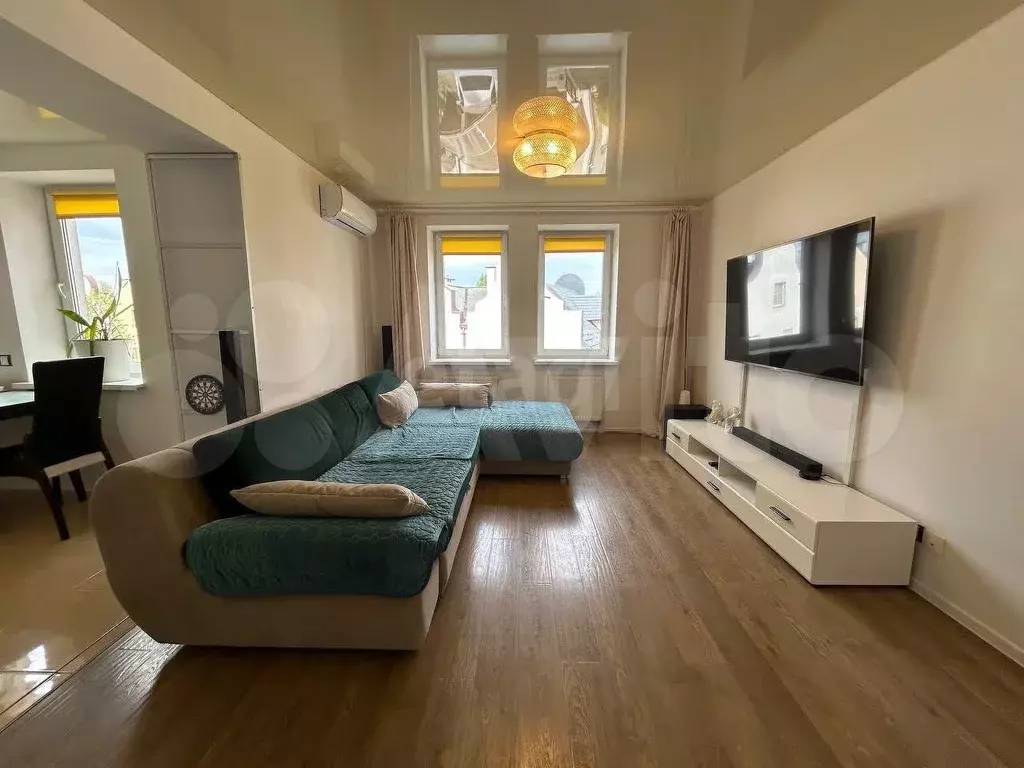 3-к. квартира, 77 м, 3/4 эт. - Фото 1