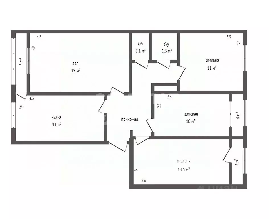 4-к кв. Дагестан, Дербентский район, с. Джалган ул. Дагестанская, 13 ... - Фото 2