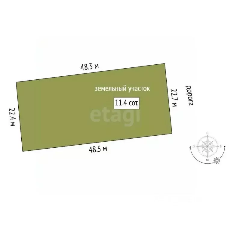 Участок в Тюменская область, Тюменский район, Дачи Хюгге ДНТ  (11.37 ... - Фото 1