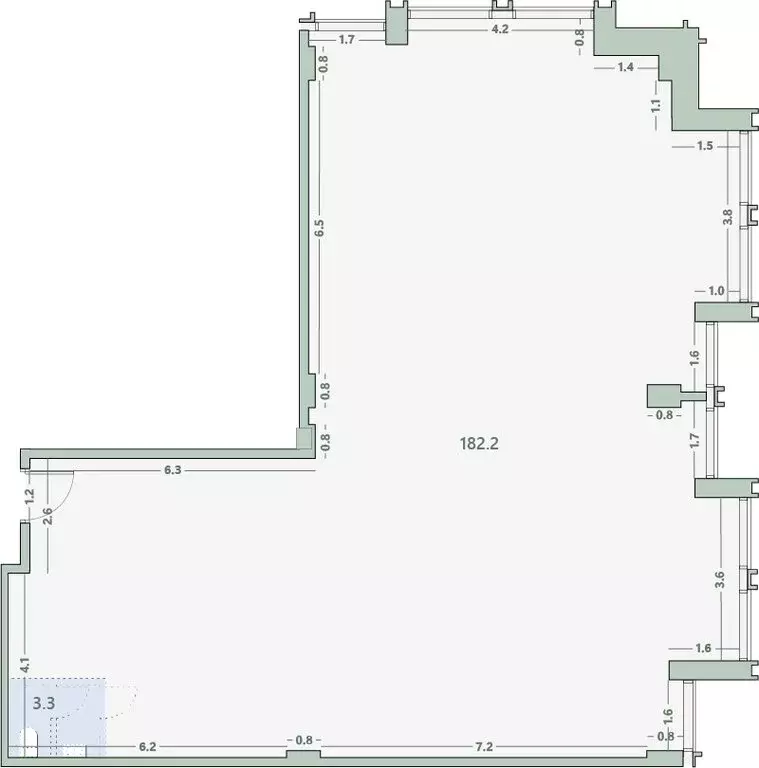 Офис (185.5 м) - Фото 1